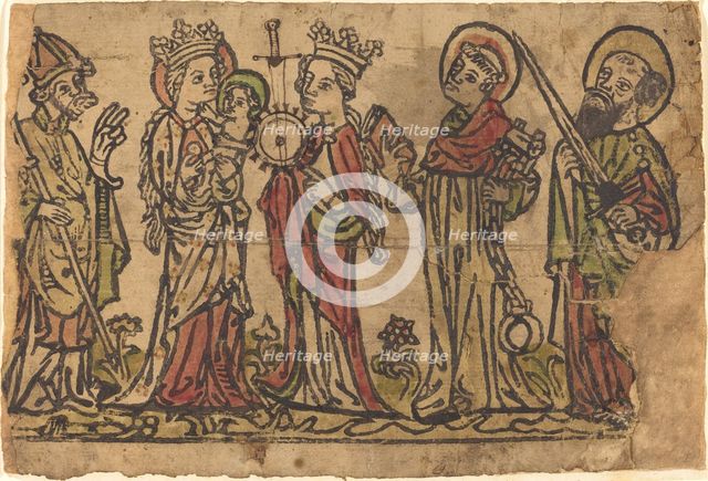 Madonna and Child with Four Saints, c. 1410/1430. Creator: Unknown.