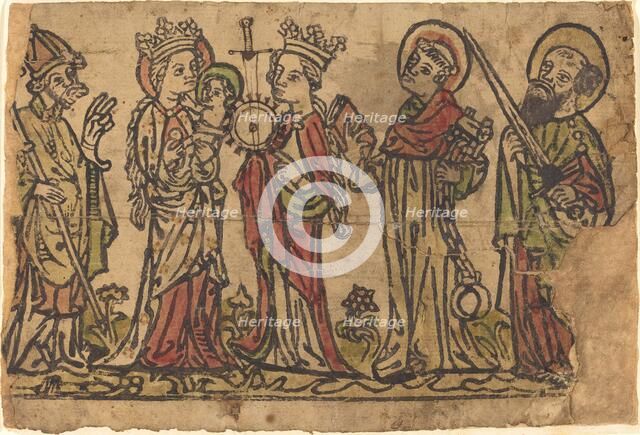 Madonna and Child with Four Saints, c. 1410/1430. Creator: Unknown.