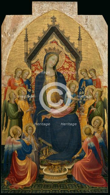 Madonna and Child with Musical Angels, about 1410. Creator: Gherardo di Jacopo.