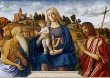 Madonna and Child with Saint Jerome and Saint John the Baptist, c. 1492/1495. Creator: Giovanni Battista Cima da Conegliano