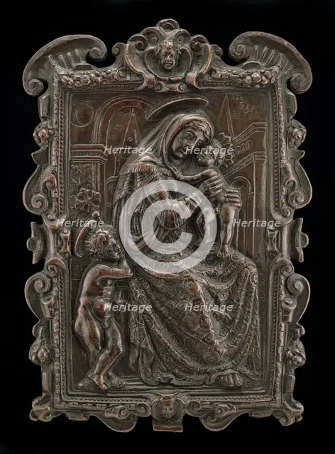 Madonna and Child with Saint John, mid 16th century. Creator: Unknown.