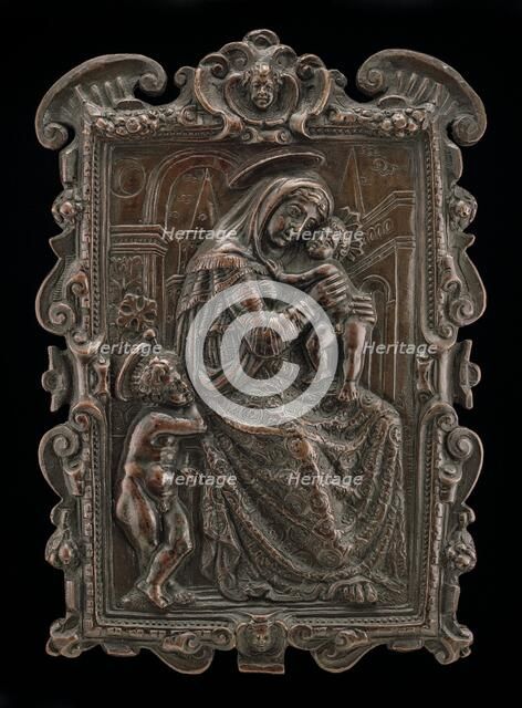 Madonna and Child with Saint John, mid 16th century. Creator: Unknown.