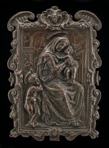 Madonna and Child with Saint John, mid 16th century. Creator: Unknown