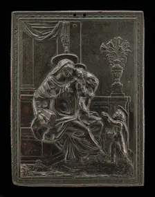 Madonna and Child with Saint John the Baptist, probably c. 1600. Creator: Master F.D.
