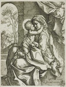 Madonna and Child with Saint Joseph, before 1613. Creator: Ventura Salimbeni