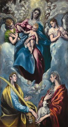 Madonna and Child with Saint Martina and Saint Agnes, 1597/1599. Creator: El Greco