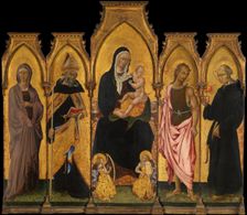 Madonna and Child with Saints, 1454. Creator: Giovanni di Paolo