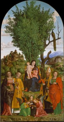 Madonna and Child with Saints, ca. 1520. Creator: Girolamo dai Libri