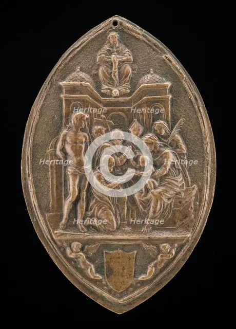 Madonna and Child with Saints. Creator: Unknown.