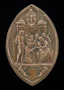 Madonna and Child with Saints. Creator: Unknown
