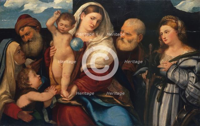 Madonna and Child with Saints. Creator: Bonifacio de' Pitati.