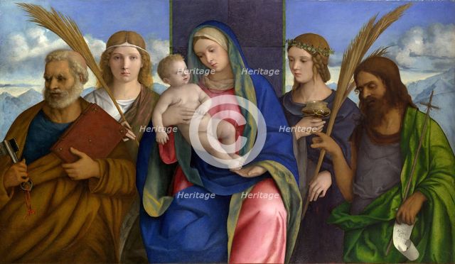 Madonna and Child with Saints. Creator: Giovanni Bellini.