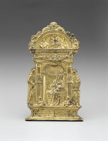Madonna and Child with Saints Anthony Abbot and Jerome, c1490. Creator: Unknown
