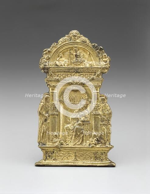 Madonna and Child with Saints Anthony Abbot and Jerome, c1490. Creator: Unknown.