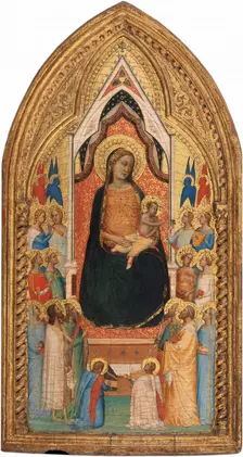 Madonna and Child with Saints and Angels, c. 1345. Creator: Bernardo Daddi
