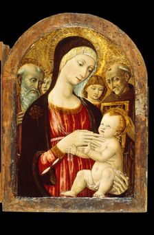 Madonna and Child with Saints and Angels, c1470. Creator: Matteo di Giovanni