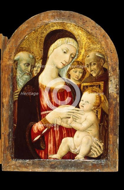 Madonna and Child with Saints and Angels, c1470. Creator: Matteo di Giovanni.