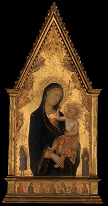 Madonna and Child with Saints and Angels, ca. 1350. Creator: Lippo Memmi
