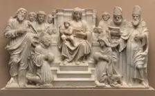 Madonna and Child with Saints and Donors, 1490s. Creator: Gasparo Cairano