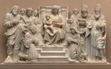 Madonna and Child with Saints and Donors, 1490s. Creator: Gasparo Cairano