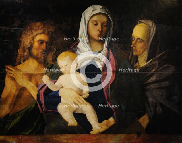 Madonna and Child with Saints Anne and John the Baptist, 15th century. Creator: Bellini, Giovanni (1430-1516).