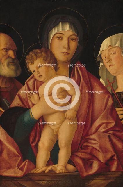 Madonna and Child with Saints, c. 1490/1500. Creator: Giovanni Bellini.