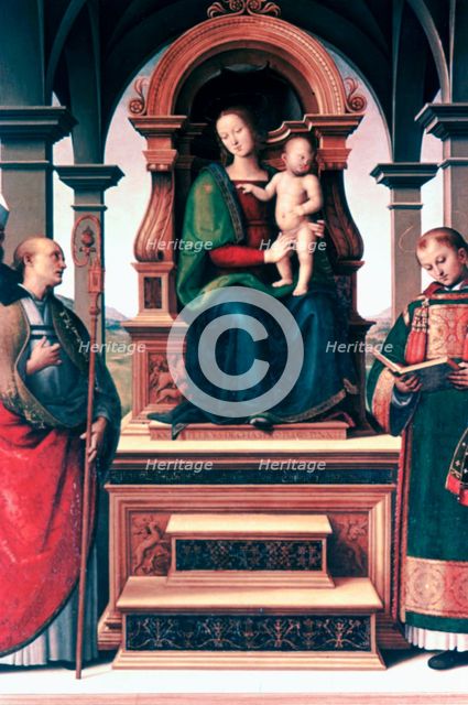 'Madonna and Child with Saints', c1470-1523. Artist: Perugino