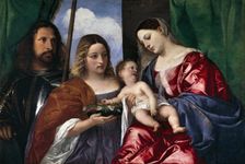 Madonna and Child with Saints Dorothy and George, between 1515 and 1518. Creator: Titian