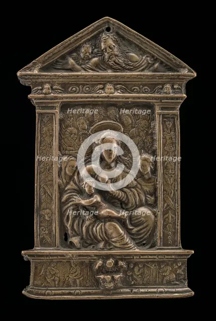 Madonna and Child with Saints, late 15th - early 16th century. Creator: Moderno.