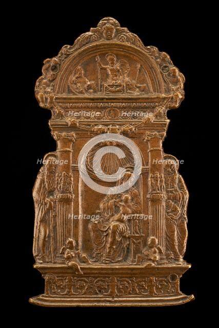 Madonna and Child with Saints, late 15th - early 16th century. Creator: Moderno.