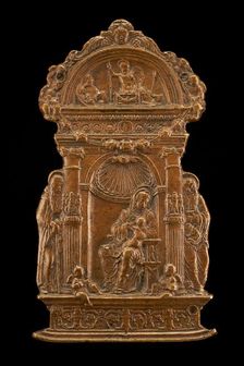 Madonna and Child with Saints, late 15th - early 16th century. Creator: Moderno