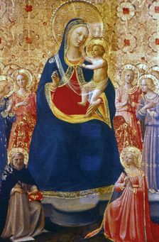 Madonna and Child with Saints mid 15th century. Artist: Fra Angelico