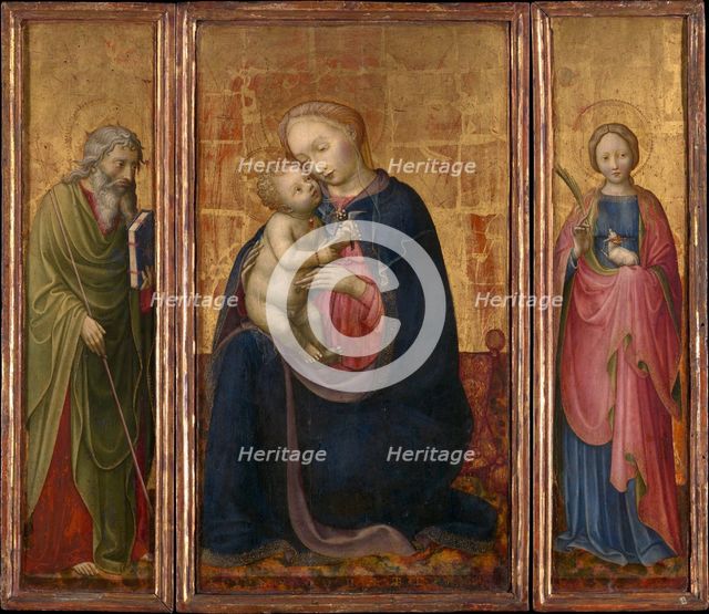 Madonna and Child with Saints Philip and Agnes, ca. 1425-30. Creator: Donato de' Bardi.