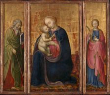 Madonna and Child with Saints Philip and Agnes, ca. 1425-30. Creator: Donato de Bardi
