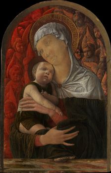 Madonna and Child with Seraphim and Cherubim, ca. 1454. Creator: Andrea Mantegna