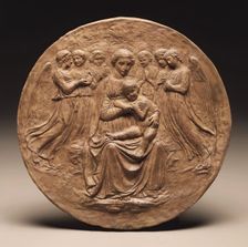 Madonna and Child with Six Angels, c1860. Creators: Virgin Mary, Jesus Christ, Unknown