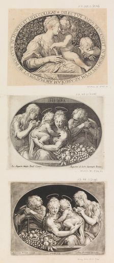 Madonna and Child with St. John. Creator: Aegidius Sadeler II