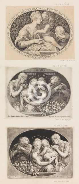 Madonna and Child with St. John. Creator: Aegidius Sadeler II.