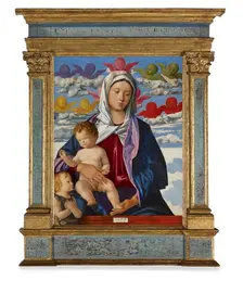 Madonna and Child with St John the Baptist, about 1490-1500. Creator: Giovanni Bellini