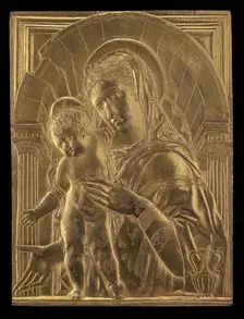 Madonna and Child within an Arch, mid 15th century. Creator: Unknown