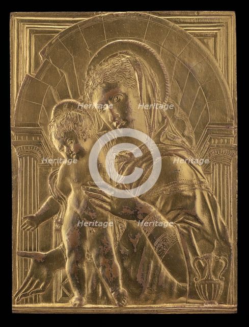 Madonna and Child within an Arch, mid 15th century. Creator: Unknown.