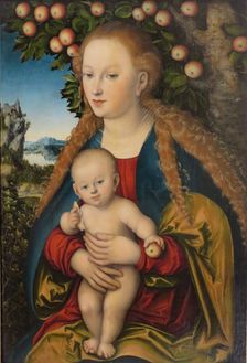 Madonna and Child under the Apple Tree, 1530. Creator: Lucas Cranach the Elder