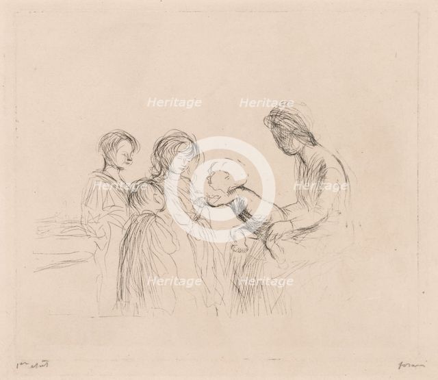 Madonna and Children. Creator: Jean Louis Forain (French, 1852-1931).