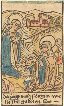 Madonna and Saint Bridget, c. 1480/1500. Creator: Unknown