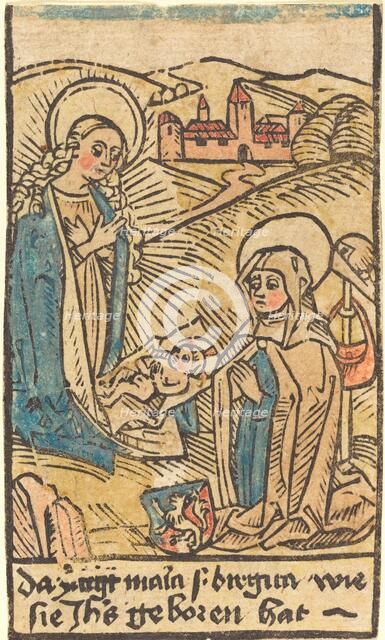 Madonna and Saint Bridget, c. 1480/1500. Creator: Unknown.