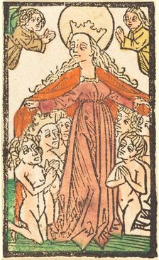Madonna as a Protectress, c. 1470/1480. Creator: Unknown
