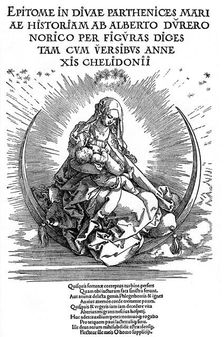 Madonna as Nursing Mother and Divine Being 1511, (1936). Artist: Albrecht Dürer