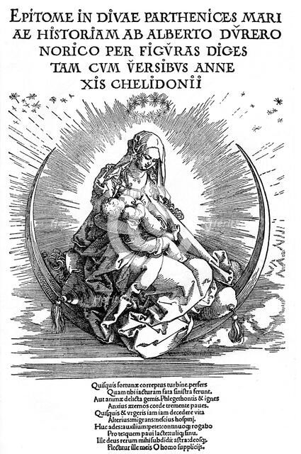 'Madonna as Nursing Mother and Divine Being', 1511, (1936). Artist: Albrecht Dürer