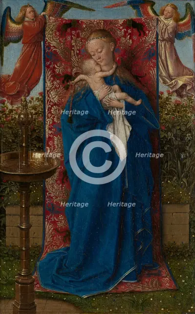 Madonna at the Fountain, 1439. Creator: Jan van Eyck.