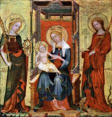 Madonna Between St Catherine and Margaret c1360 (1955)